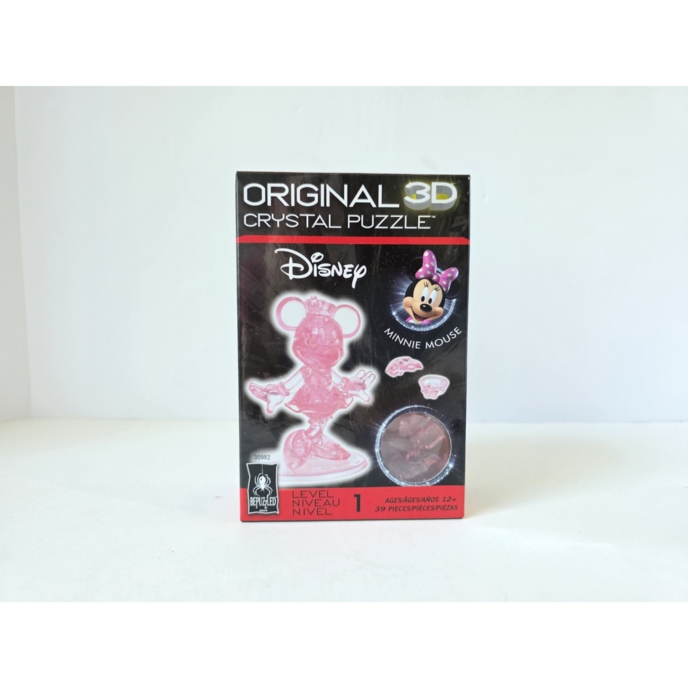 Disney Minnie Mouse 3D Crystal Puzzle New pink Bepuzzled